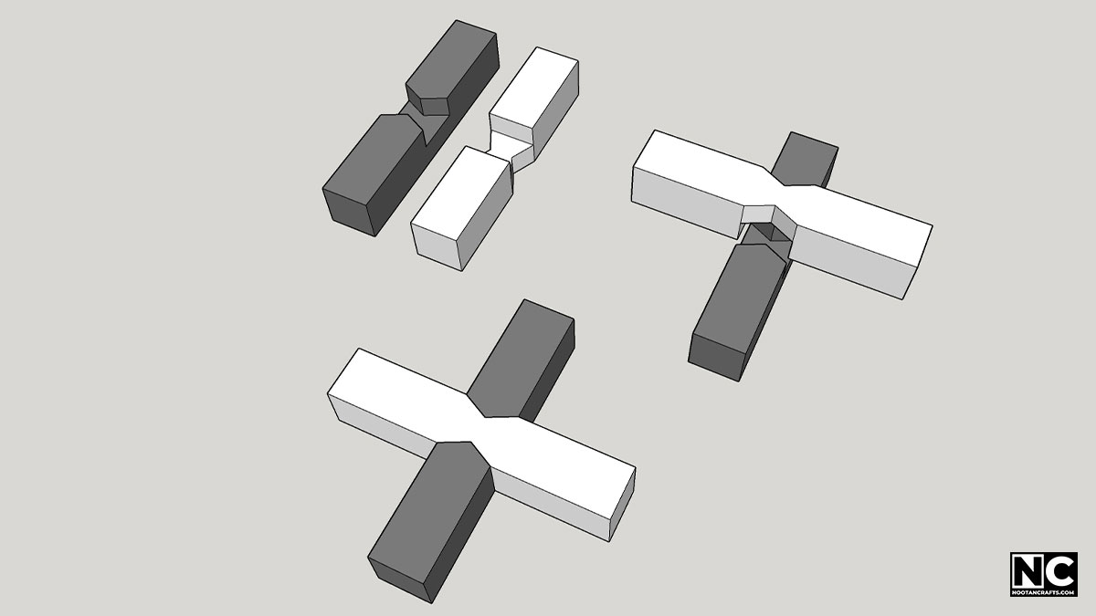 How to Make a Cross from Wood in 10 Ways (Free 3D Models)