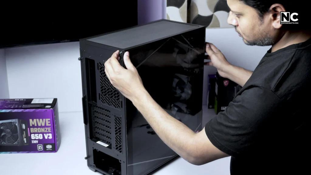removing the tempered glass panel