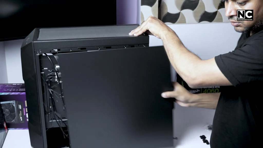 Removing the second side panel