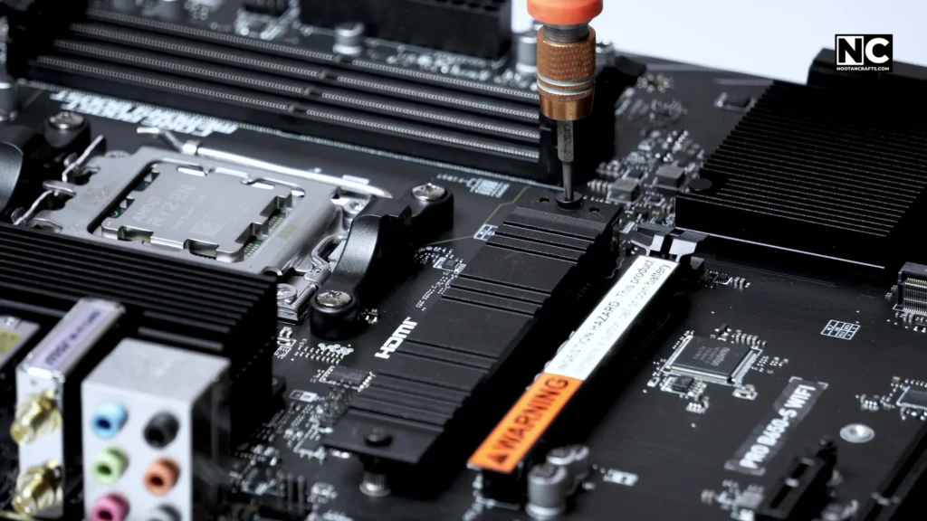 Crucial 1TB PCIe SSD installation