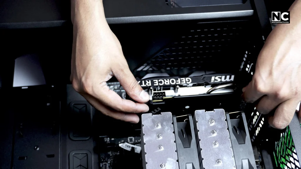 Installing the MSI RTX 4060 Ventus 2X OC 8 GB