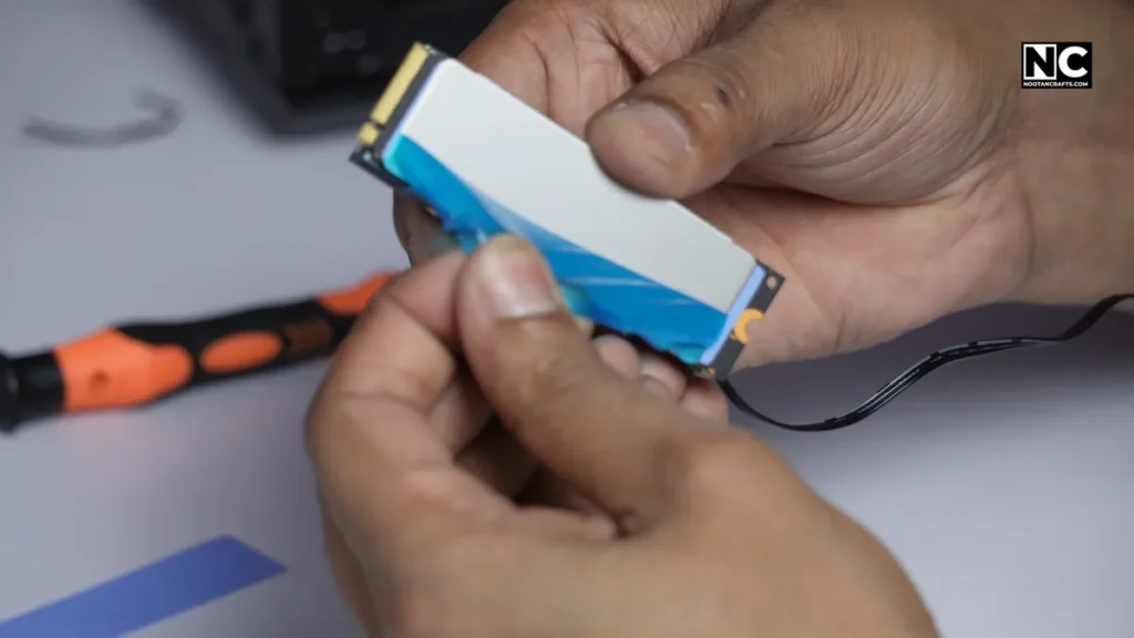 COOLMOON CM-M2A SSD Heatsink protective film peal