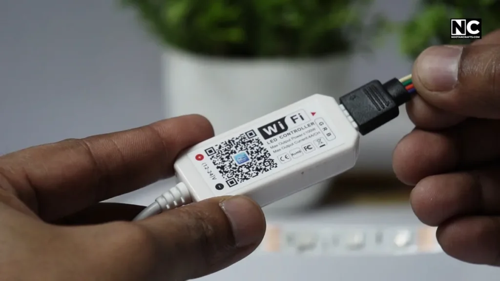 connecting rgb strip to the controller