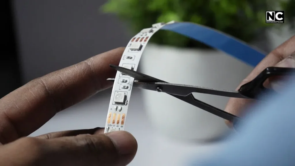 cutting the rgb strip