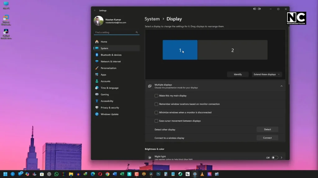 vertical monitor setup tutorial for windows