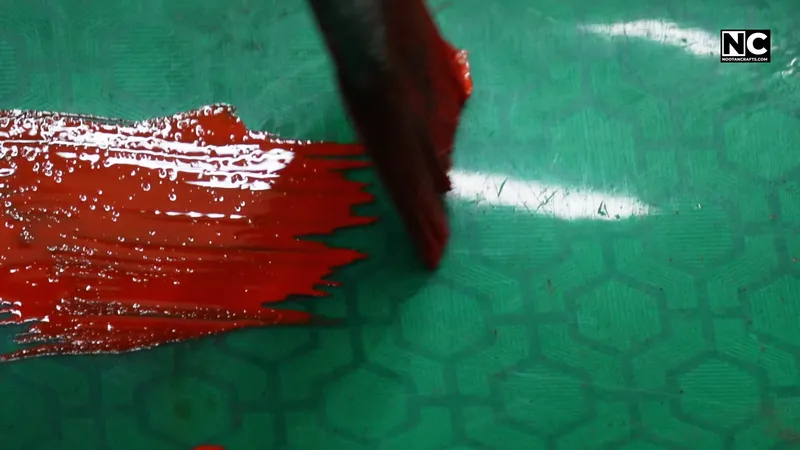 Painting on a shiny surface without a primer