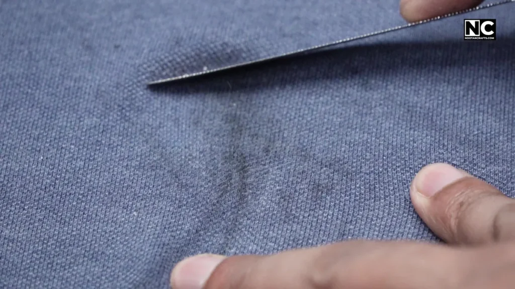 Scrape off any crusty or flaky paint