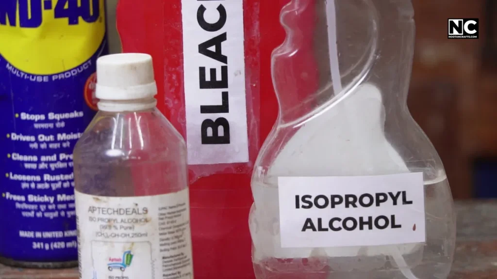 remove paint staind with isopropyl