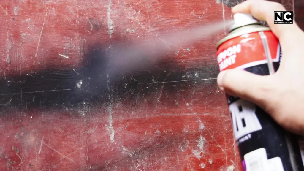 make spray paint dry faster using light coats