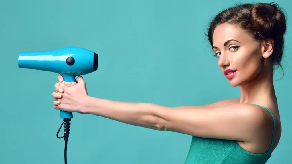 using blower to make spray paint dry faster