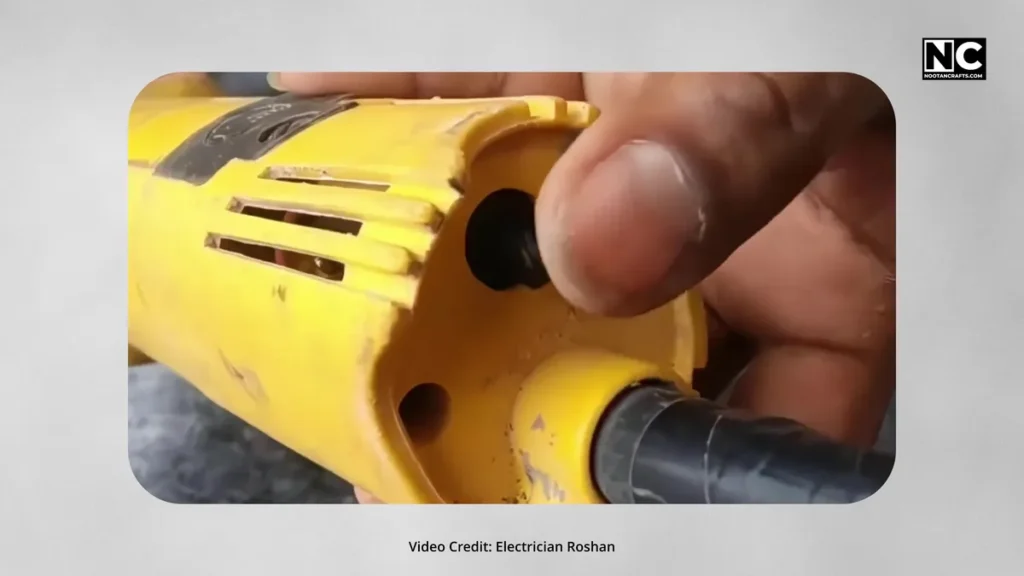 angle grinder toggle switch