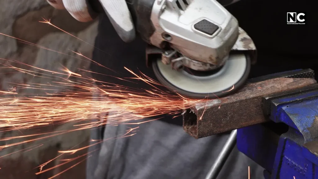 how to grind with an angle grinder