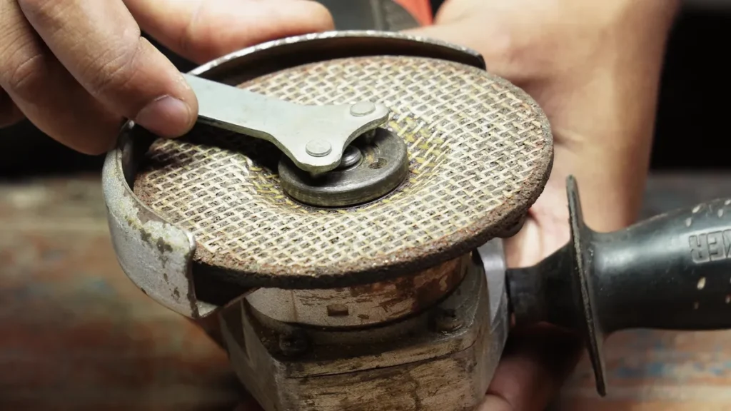now use wrench to to tighten the nut